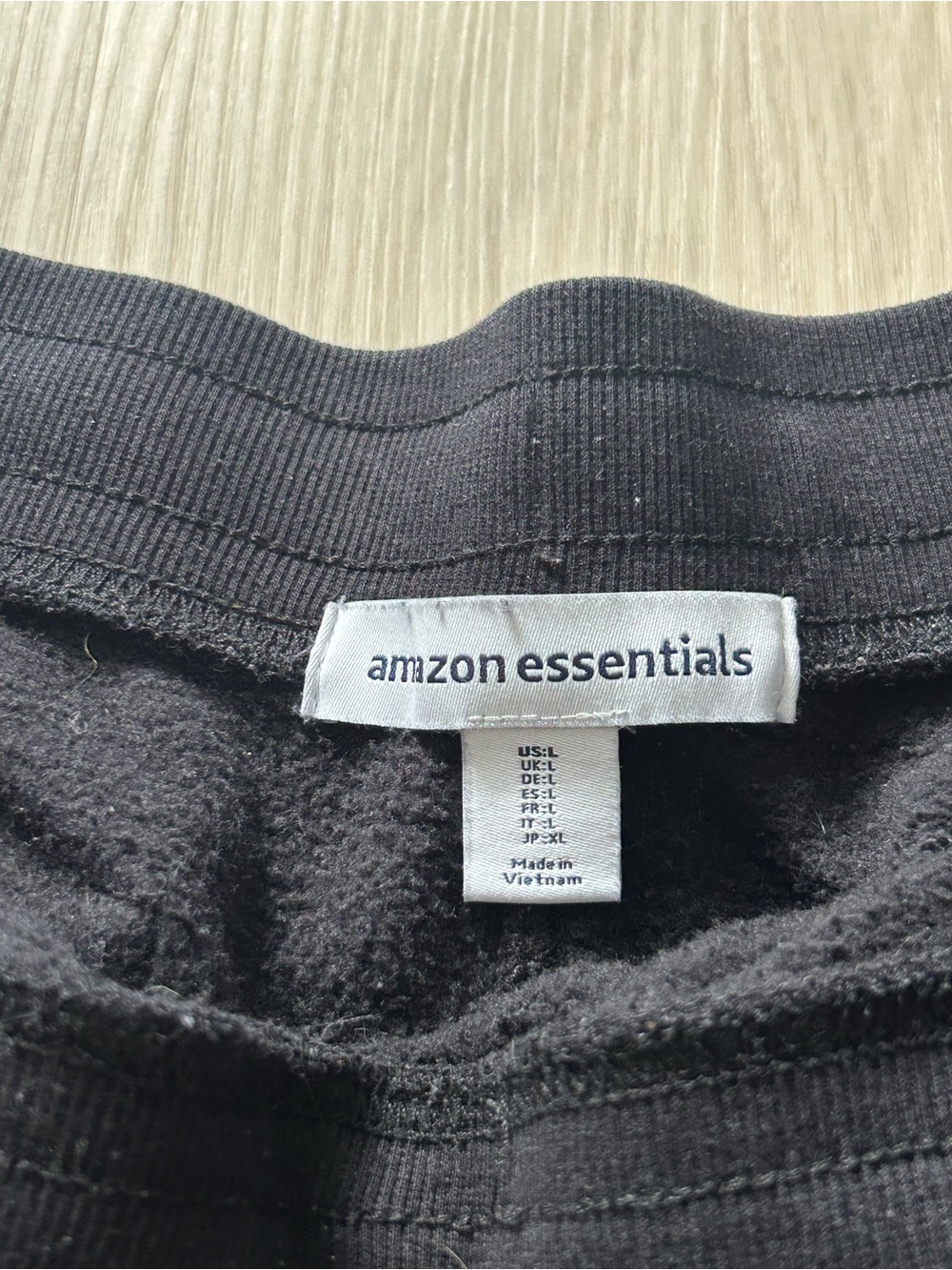 Amazon Essentials Black Men's Fleece Jogger Pants - Picture 2 of 2
